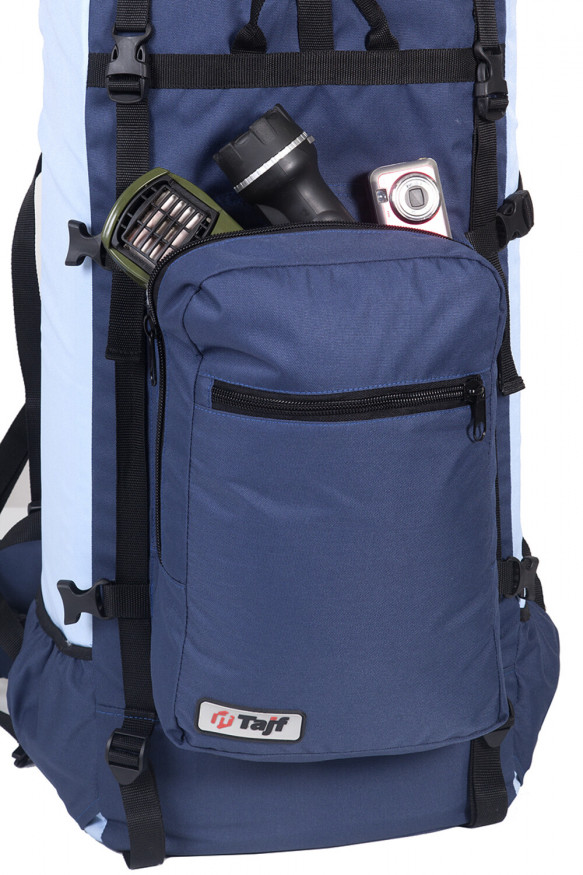 Рюкзак туристический Оптимал 4, синий-голубой, 90 л, ТАЙФ