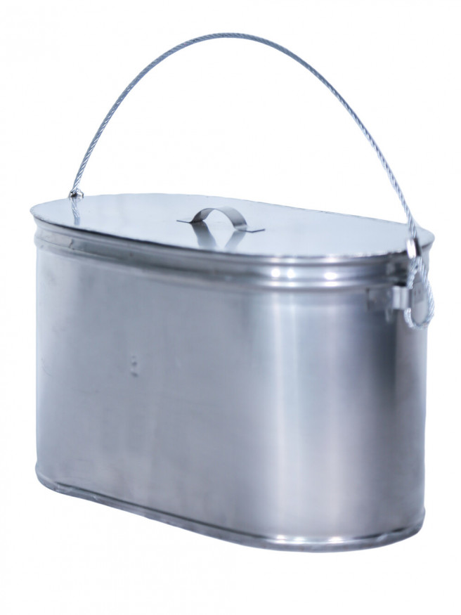 Котел Век с крышкой 8 л овальный