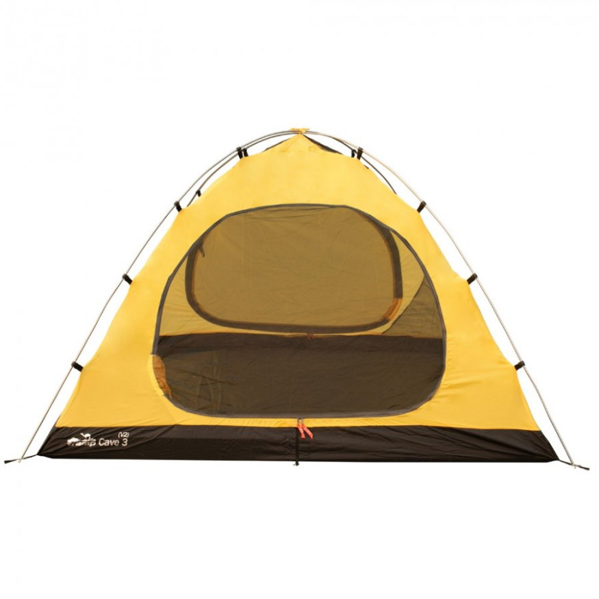 Палатка Tramp Cave 3 v2, зеленый