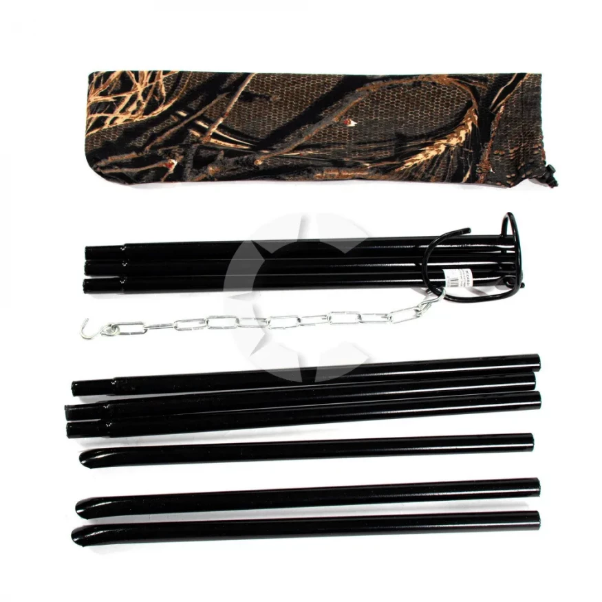 Тренога для костра длина 120 см, 3х сост. в чехле, СЛЕДОПЫТ