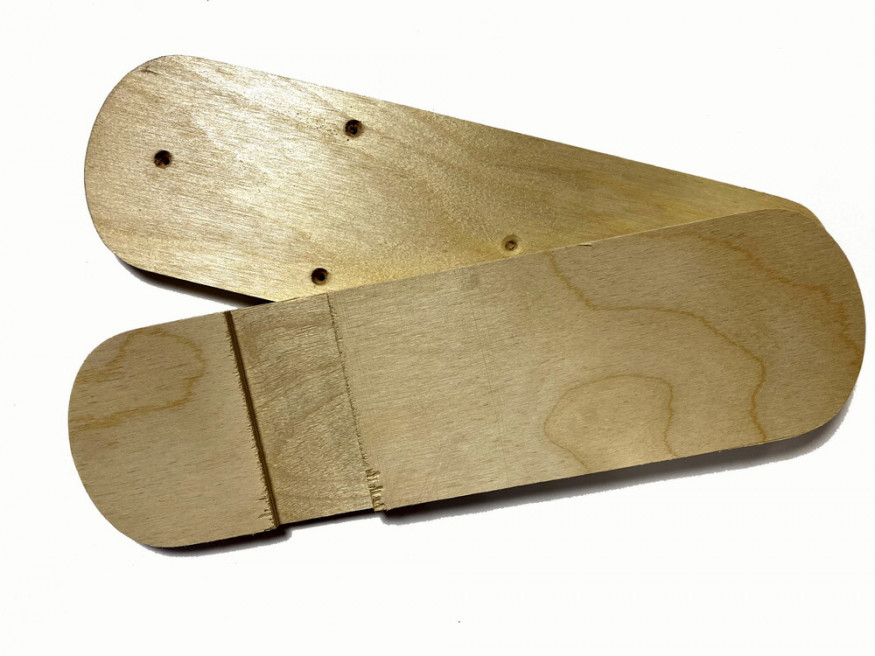 Лыжи ОХОТНИК, дерево, длина 165 см, ширина 150 мм