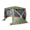 Шатер СЛЕДОПЫТ быстросборный, 6 стен, 3,35х3,85 м, h-2,25 м, S по полу 9,3 кв.м ОЛИВА