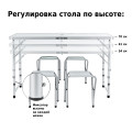 Набор мебели для пикника Green Glade M790-1, мраморный белый, Green Glade